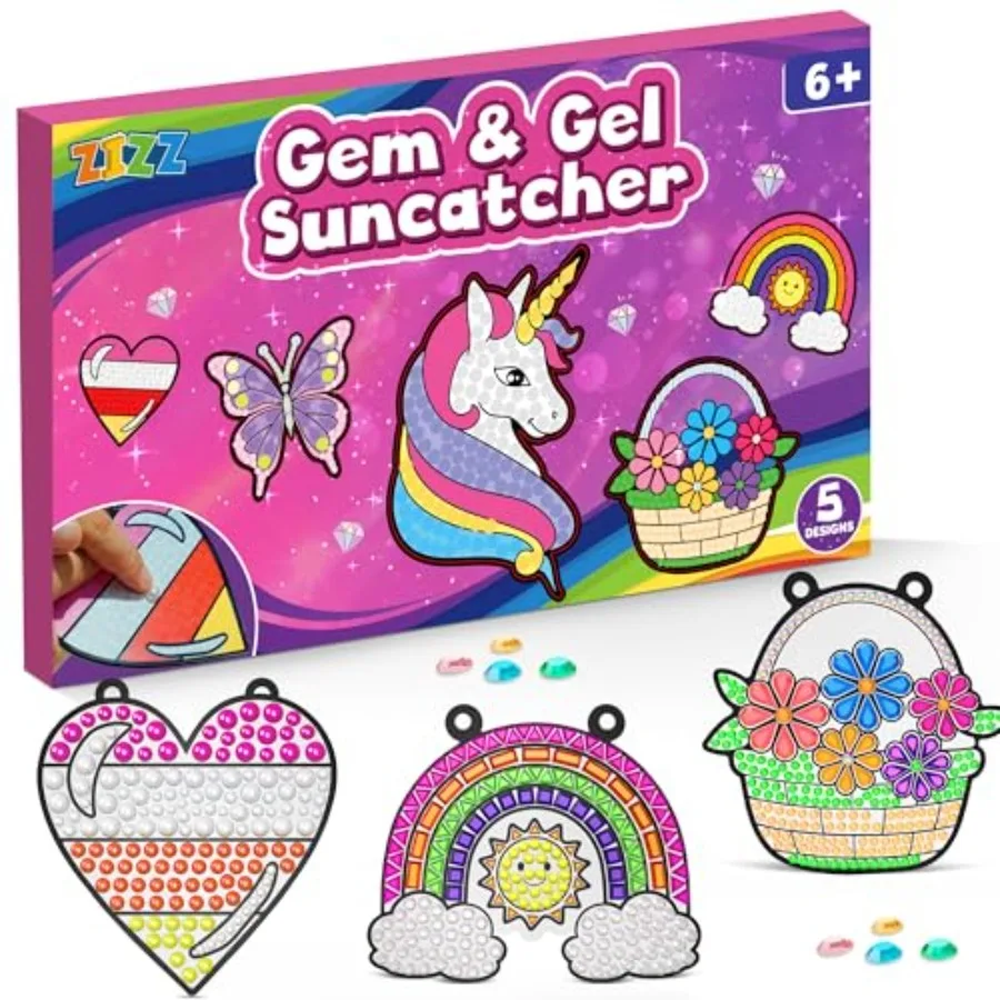 

Наборы для алмазной мозаики (солнечные ловушки): 5 шт. для пасхальных корзин, подарков на день рождения для девочек, товары для творчества и рукоделия, для вечеринок