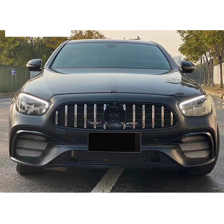 High Quality New E63 AMG Style Plug and Play Bolt-On Front Bumper Bodykit with 1 Year Warranty for E-Class W213 2021+