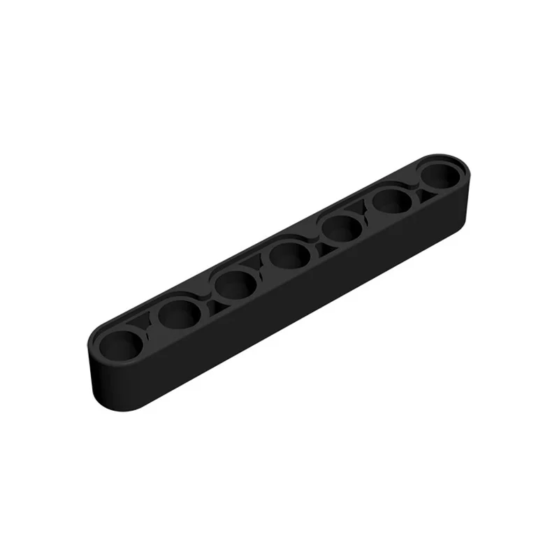 Moc 10 peças 32524 conector grosso 1x7 com furo tijolo liftarm empilhamento bloco de construção adequado brinquedos adultos meninos presentes de feriado