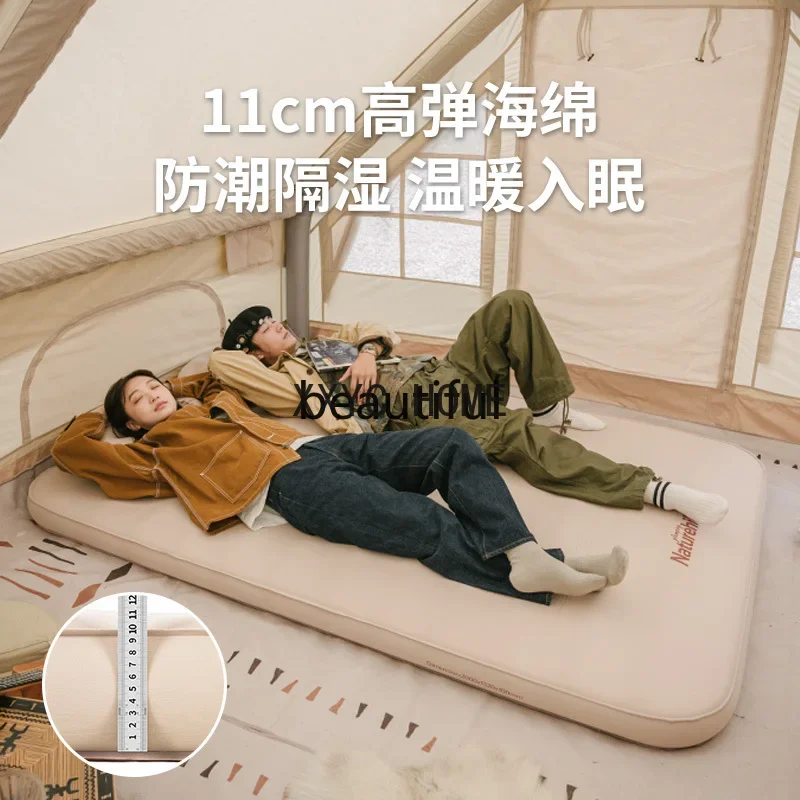 Naturehike 2023 New 11CM Built-in Pump Inflatable Cushion Outdoor Camping Tent Mattress Sleeping Mattress Moisture-proof Cushion