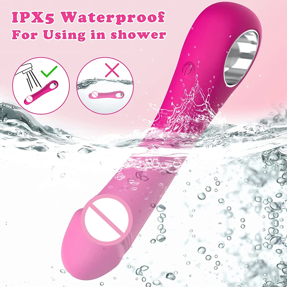 Powerful G Spot Vibrator Dildo Soft Silicone Vibrating Massagers Clitoral Vagina Anal Stimulation Adult Sex Toys for Women