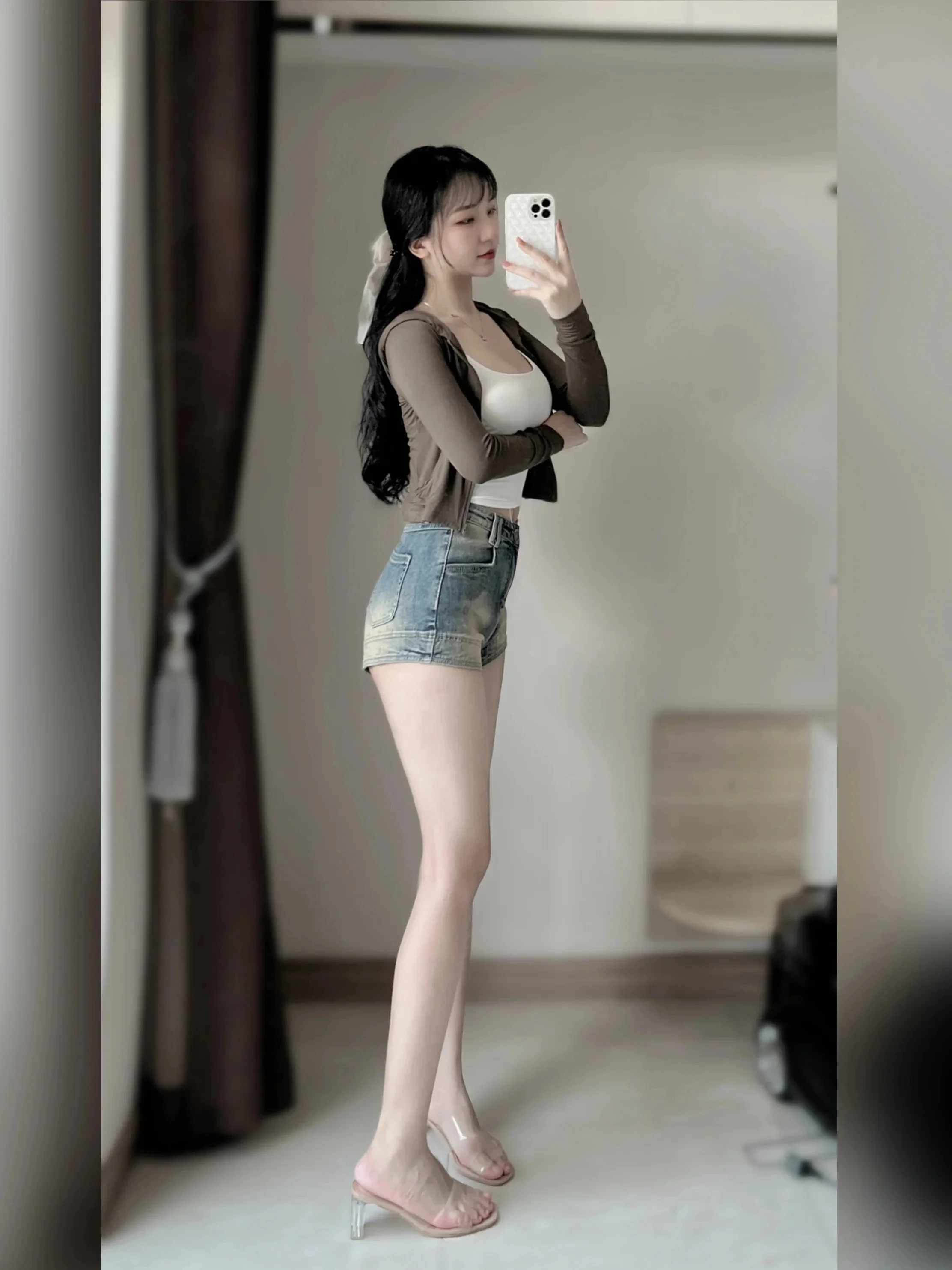 new summer fashion casual sexy cotton stretch brand young female women girls high waist denim shorts