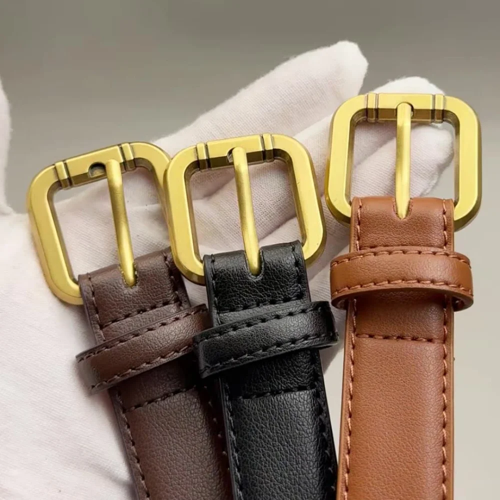 

Осенне-зимний кожаный ремень для женщин, кожаный ремень золотого цвета для джинсового пальто, платья, кожаный ремень в корейском стиле, пояс