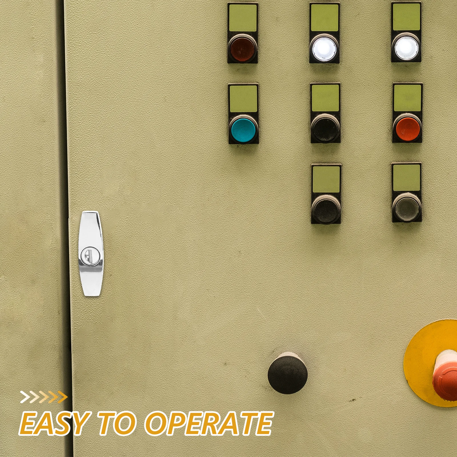 

2Pcs T Handle Cam Lock Zinc Alloy for Rv Trailer Cabinet Toolbox Door Lock Garage Drawer Replacement Key Drawer Locks with Keys