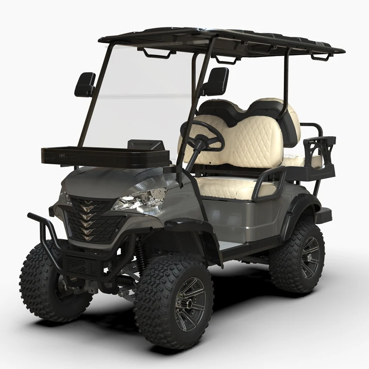 4 Seater Electric Golf Cart 72V 5KW Lithium Battery Utility Vehicle CE Certified for Resort Community Transportation