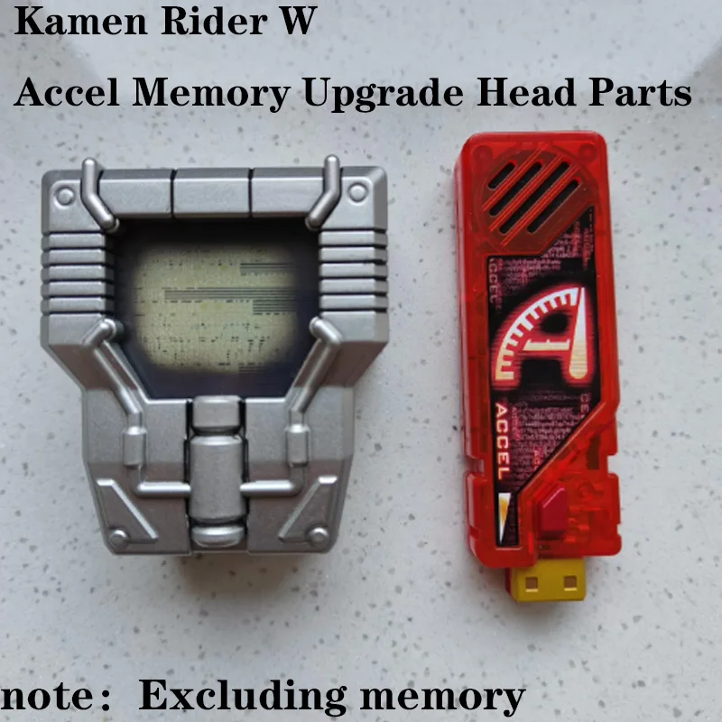 New Kamen Rider W Accel Head Upgrade Parts Accel Memory Compatible Head Sculpt Modification Kit Anime Collection DIY Toy Gift