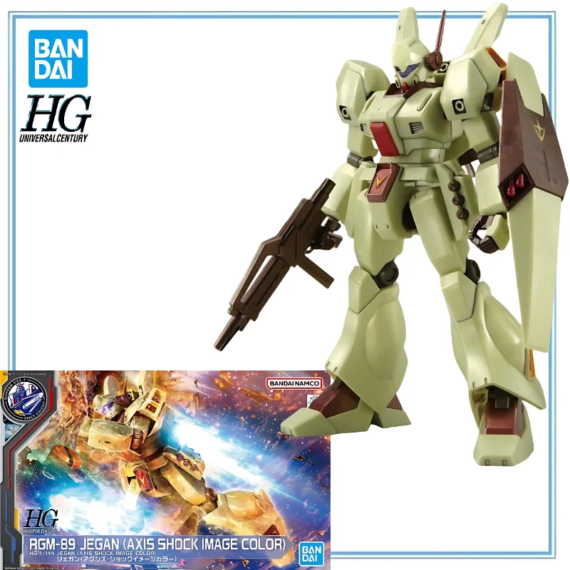 

BANDAI Original in Stock RGM-89 JEGAN (AXIS SHOCK IMAGE COLOR) HG 1/144 Gundam Assemble Model Kit Anime Cartoon Gifts Toys Model