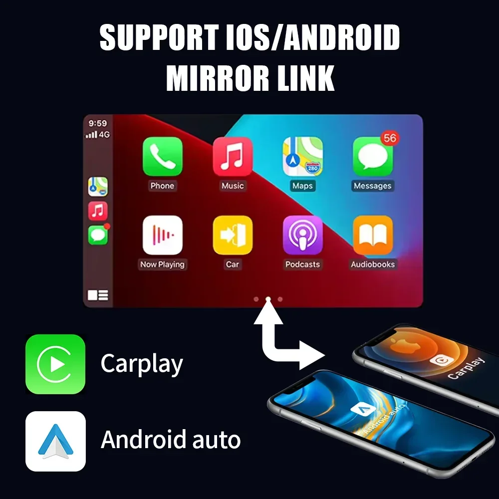 9นิ้วAndroid 10รถวิทยุWireless Carplayหน้าจอสัมผัสเครื่องเสียงรถยนต์พร้อมระบบนําทางGPS BT WIFI 4G DSP CarplayสําหรับIveco 2013