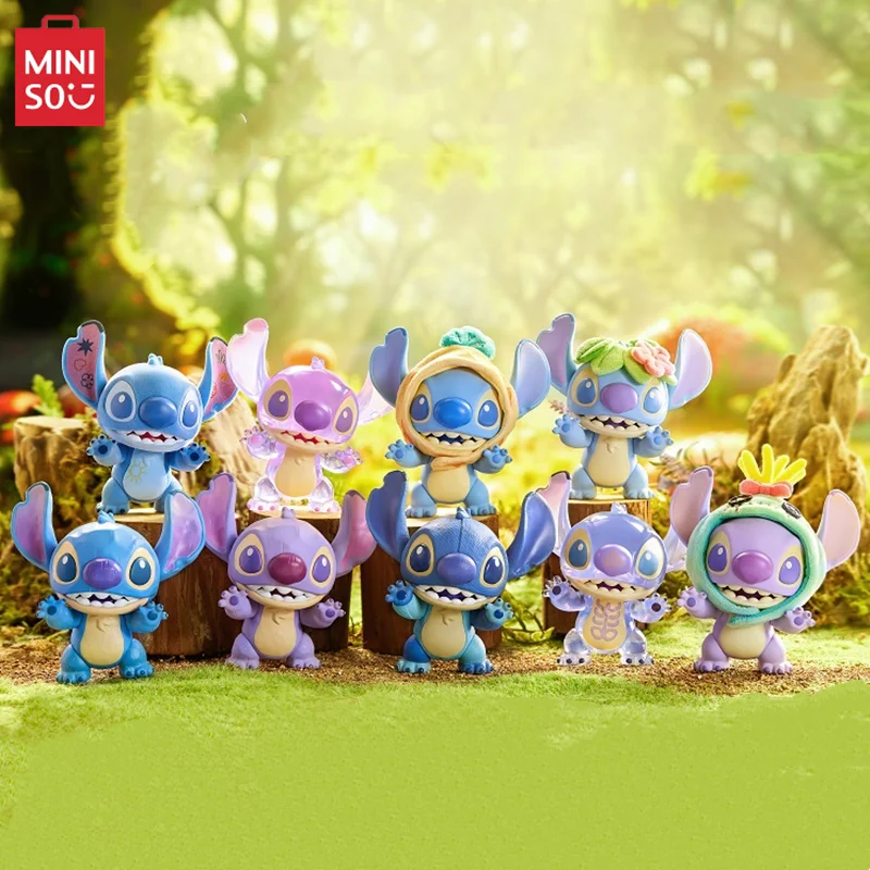 MINISO Disney Stitch Variety of Trendy and Cool Series Blind Box Anime Ornament Collection Model Children's Toy Birthday Gift