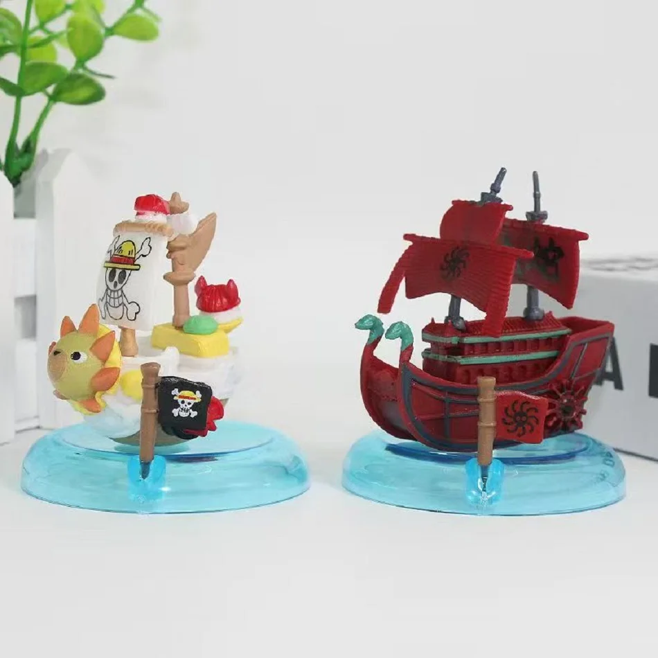 One Piece Anime Piratenschiff Blind Box Serie Thousand Sunny Kreative personalisierte Statue Modell Ornament Überraschung Geschenkbox