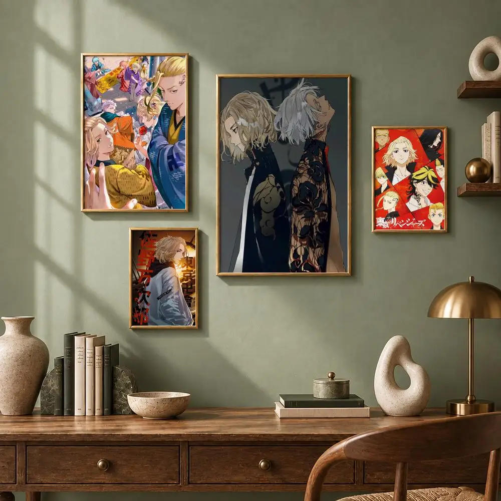 Trending Anime T-Tokyo RevengersS Poster HD Self-Adhesive No Residue After Removal Ideal for All Kinds of Wall Decor