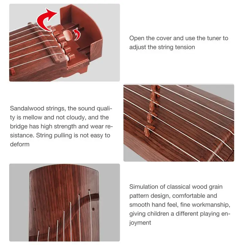 Finger Training Guzheng Miniature Beginner Guzheng For Practice Beginner Practice Guzheng Chinese String Instrument Model Kids