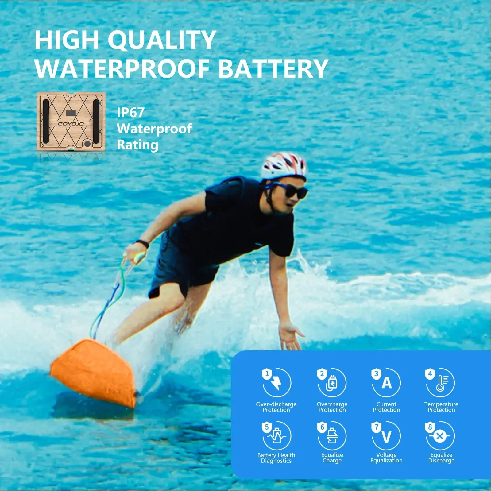 GOYOJO Seaside Outdoor Water Surf Electric Surfboard Jet Surf Board Carbon Fiber Surfboard Electric Jetboards Bodysurfing