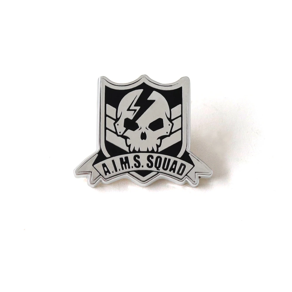 Kamen Rider Zero-One A.I.M.S. Squad Emaille-Pin Live-Action Science-Fiction Totenkopf-Band Fangeschenk Abzeichen Cosplay-Zubehör – Detail 1