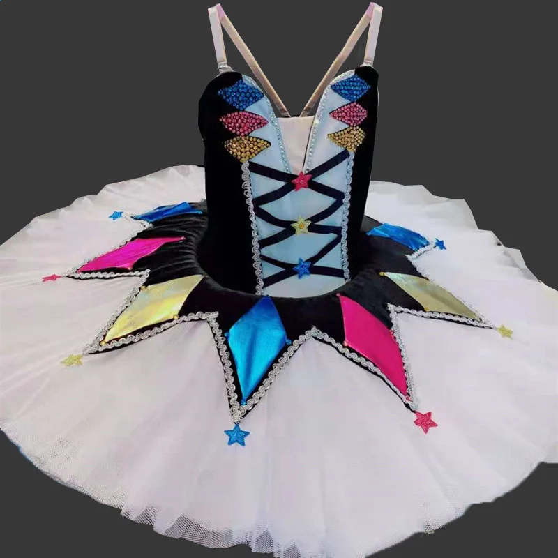 

New Adult Kids Classic Professional Ballet Tutu Swan Lake Pancake Tutu Ballerina Party Dance Costumes Ballet Dress Girls Women