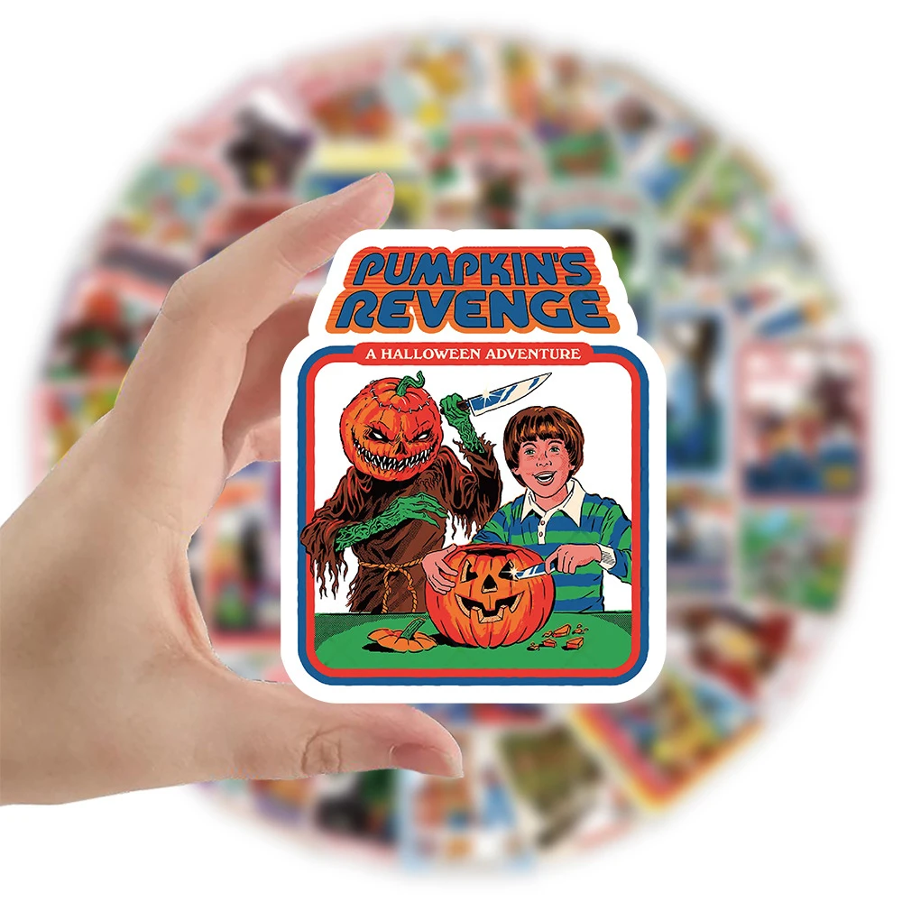 

10/30/50pcs Creepy Horror Story Cartoon Stickers Cool Poster Sticker DIY Scrapbook Luggage Laptop Skateboard Decals Decoration