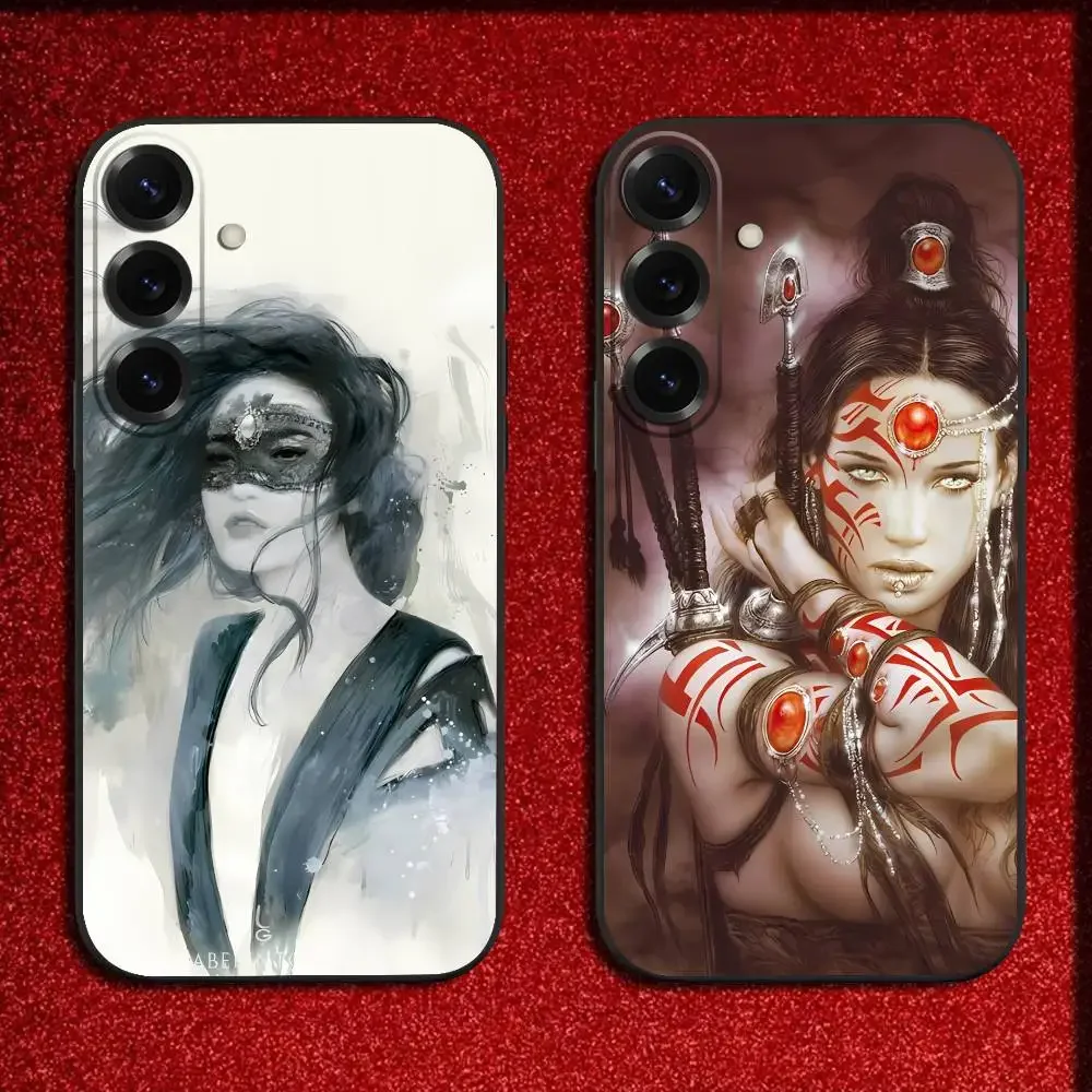 

Luis Royo Art Phone Case For Samsung S25,S24,S21,S22,S23,S30,Ultra,S20,Plus,Fe,Lite,5G Black Cover