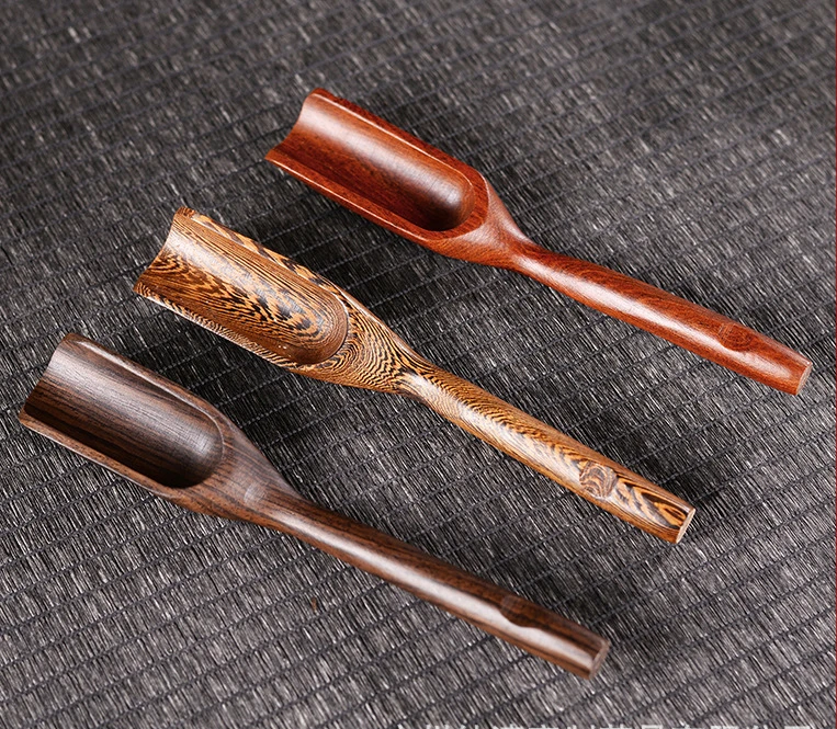 

Vintage Tea Spoons Wood Chinese Kungfu Tea Scoop Shovel Wooden Scoop for Coffee Powder Spice Leaf Tea Spoon Tea Accessories