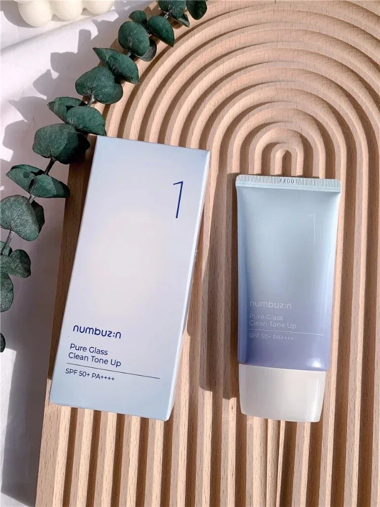 Genuíno coreia maquiagem numbuzin no.1 creme preguiçoso 50ml hidratante leve fundação bb creme iluminador protetor solar spf50 +