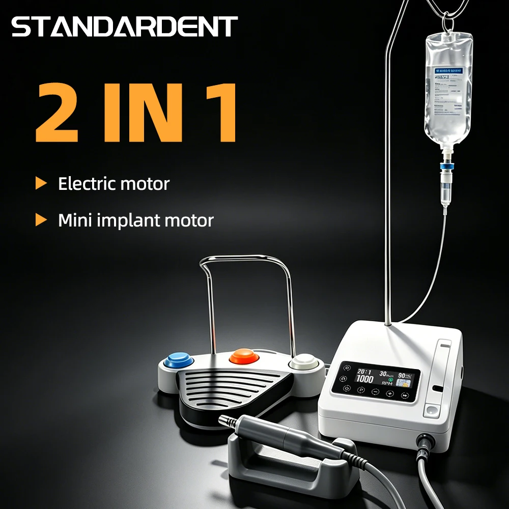 

Dental Brushless Implant Motor with 20:1 Contra Angle Handpiece 5-60N.CM Surgical Implant System Dentist Surgical Equipment Tool