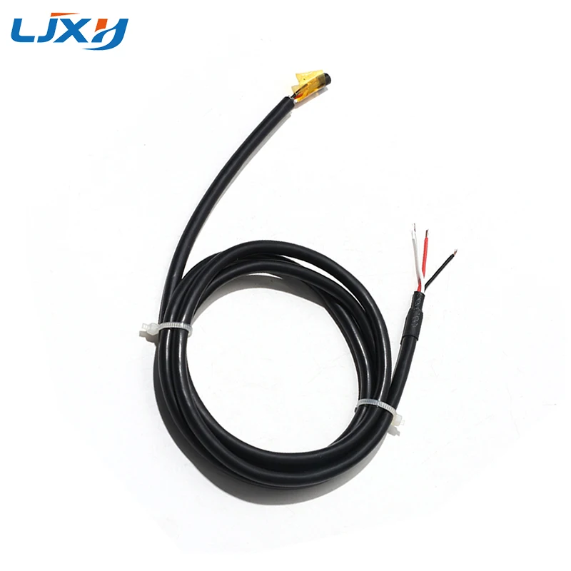LJXH DS18B20 Temperature Sensor M12*1 Thread/Exposed/6*50mm Rod Probe Signal Cable 3-core Cable 1m/1.5m/2m/3m/5m -55℃~125℃