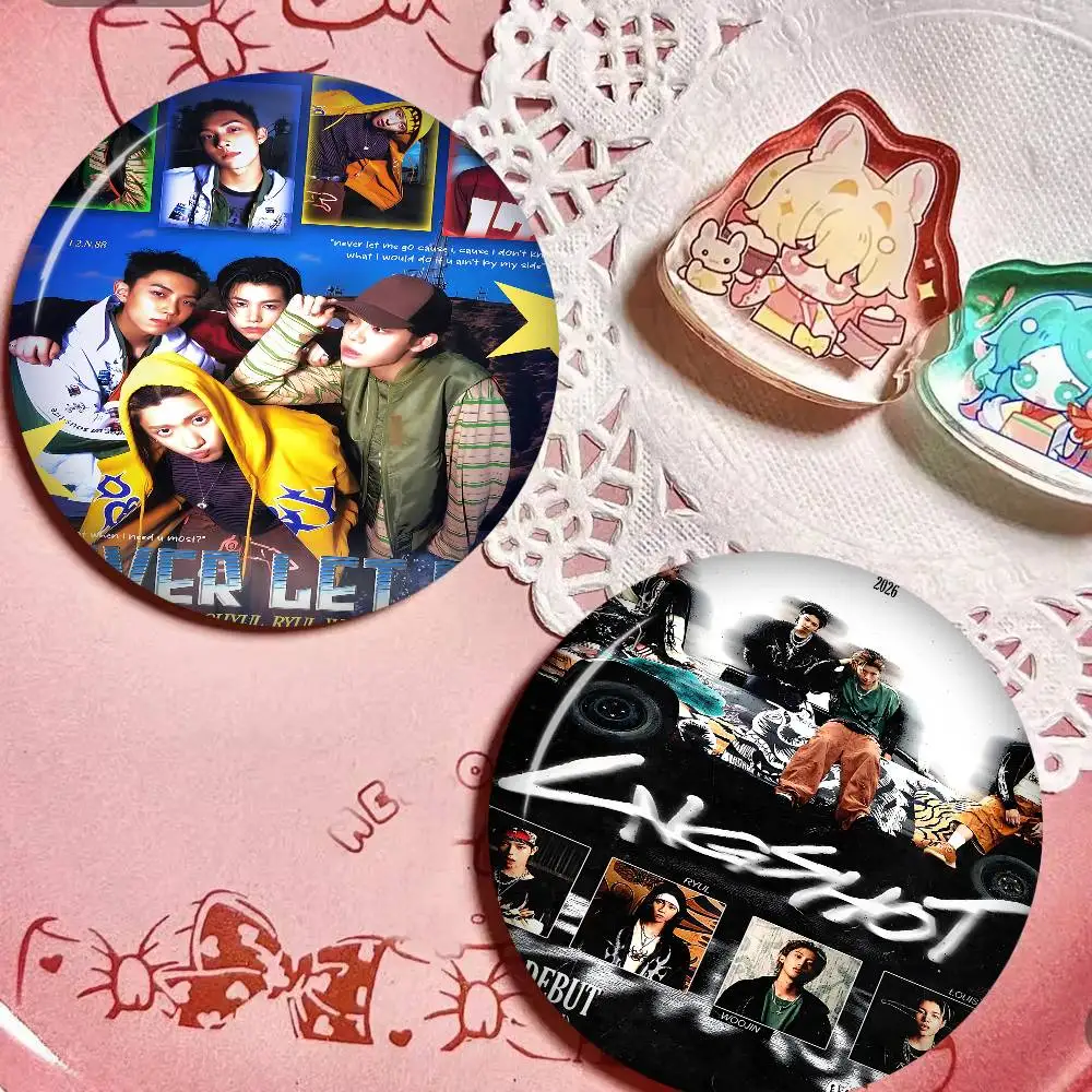 Boy Group L-LNGSHOT Anime Brooches Cute Cartoon Badge Jacket Jeans Lapel Pin Gift Accessorie