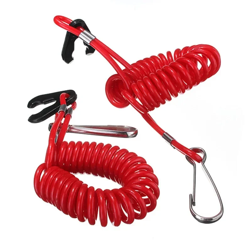 1Piece Boat Outboard Engine Motor Lanyard Kill Stop Switch Safety Tether for Yamaha
