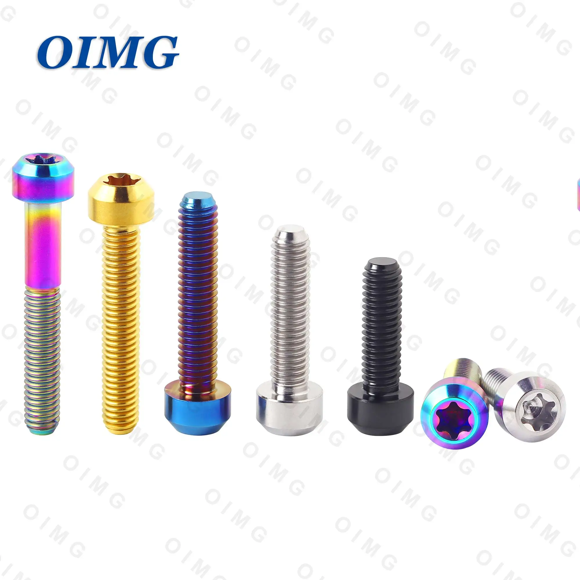 M5 M6 M8x10 15 20 25 30 35 40 45 50mm Titanium Torx Head Bolt Screw for Bicycle Motor Shell Brake Ti Bolt Modifi Fastener 1pcs