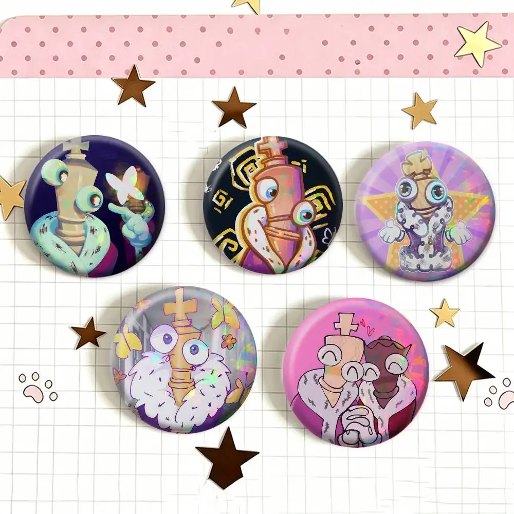 Cartoon K-Kinger   Badge 25 32 44 58 75 mm Round Fans Collect Friends Gifts Brooch Souvenir