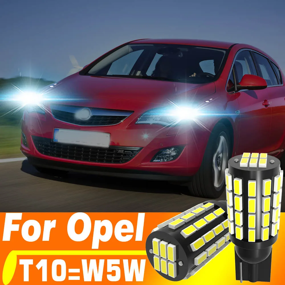 2pcs W5W T10 Led Canbus Parking Light Clearance Bulb Lamp For Opel Astra J H G GTC Vectra C H Corsa D E Insignia Mokka Vivaro