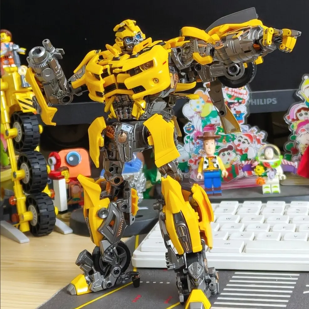 Zabawki Transformujące Hornet Warrior Bumblebee LTS03C MPM03 18CM Autobots Figurka Akcji Robot Model Zabawka Transformująca
