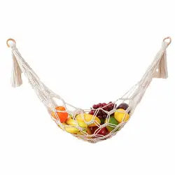 Boho Stuffed Animal Storage Hammock, Malha Organizadora para Decoração do Quarto de Boneca, Brinquedos Pendurados