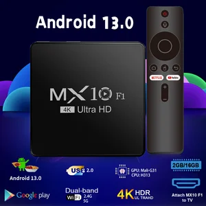 dekoder kotak tv android 2024 4k Android 13 mx10 f1 grosir digital Kotak tv android pintar bersertifikat onn 10 saluran iptv penjualan terbaik - №