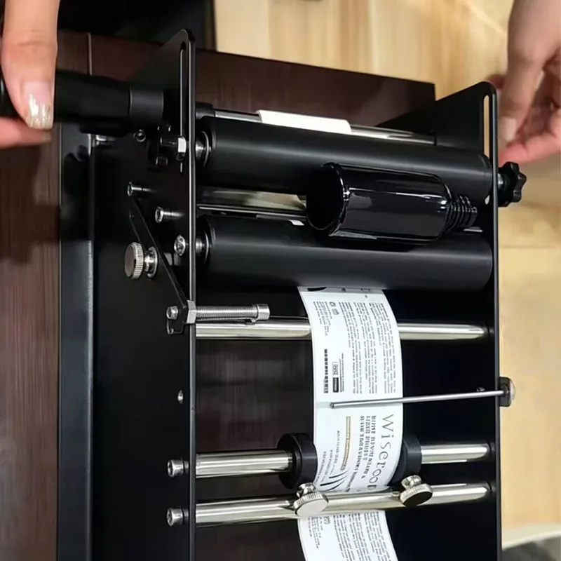 Round Bottle Labeling Machine Manual round Bottle Labeling Machine Transparent Self-adhesive Labeling Machine