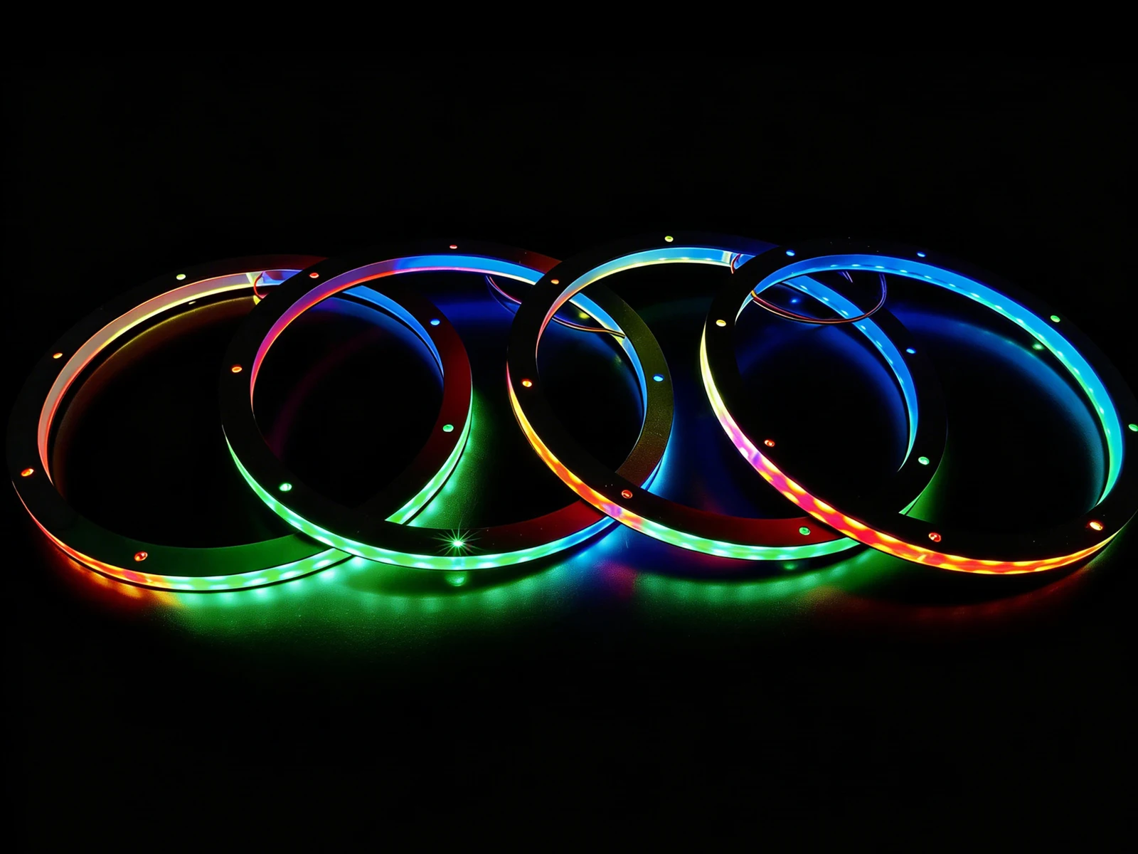 4PCS Car Customs Audio Lightin - đánh giá và giá Audio Music Hub