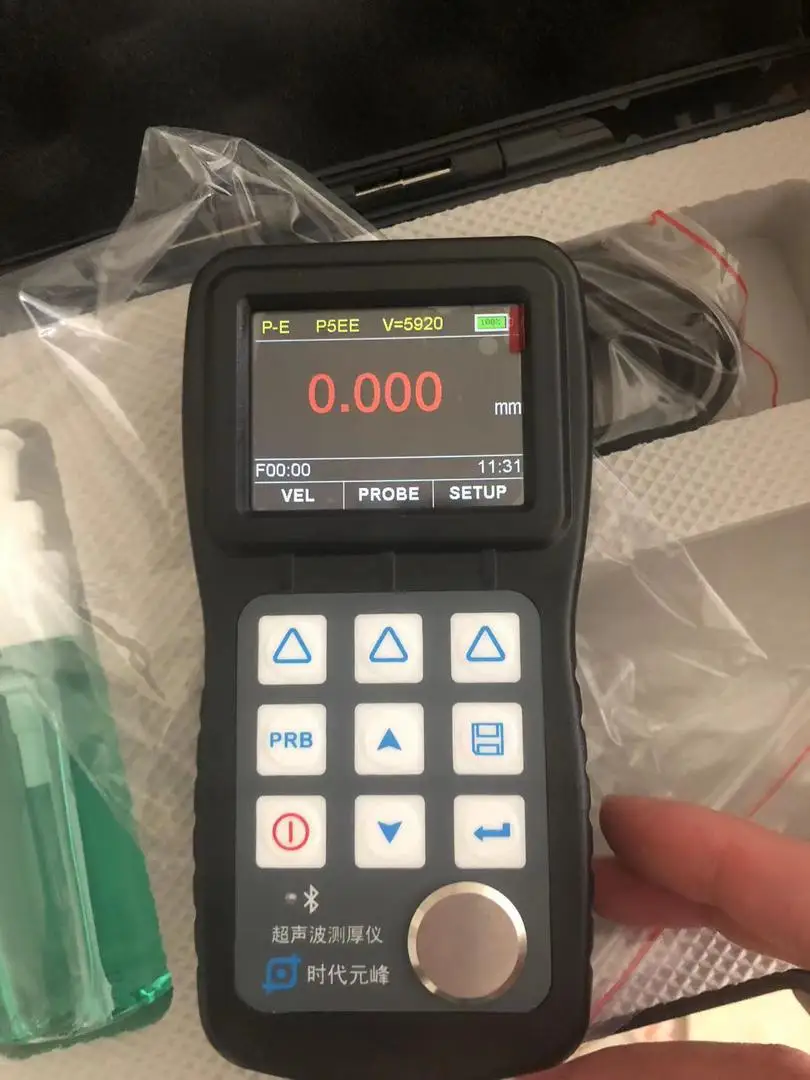 Mitech mt600 multi modo digital ultra-sônico medidor de espessura tester bluetooth usb comunicação