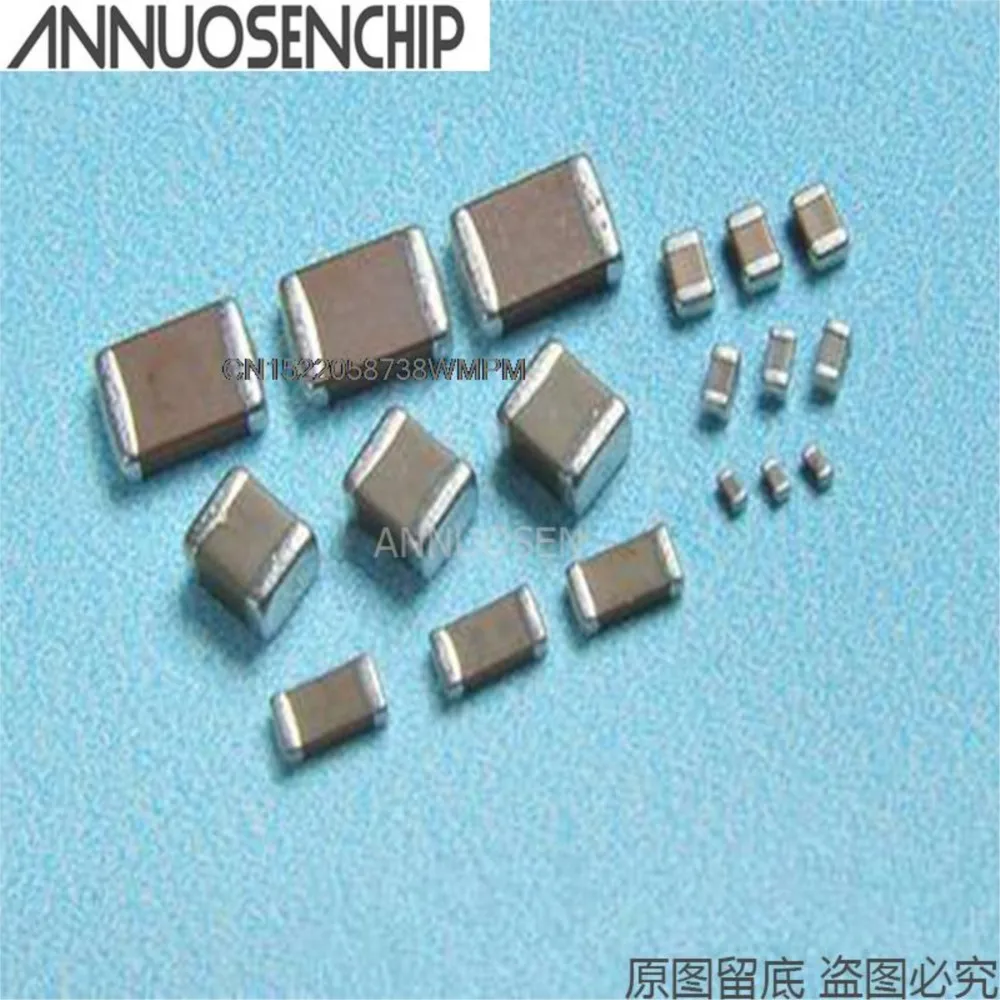500PCS New and Original  10%   chip SMD Ceramic capacitor 0603 8200PF 822K 8.2NF 50V X7R