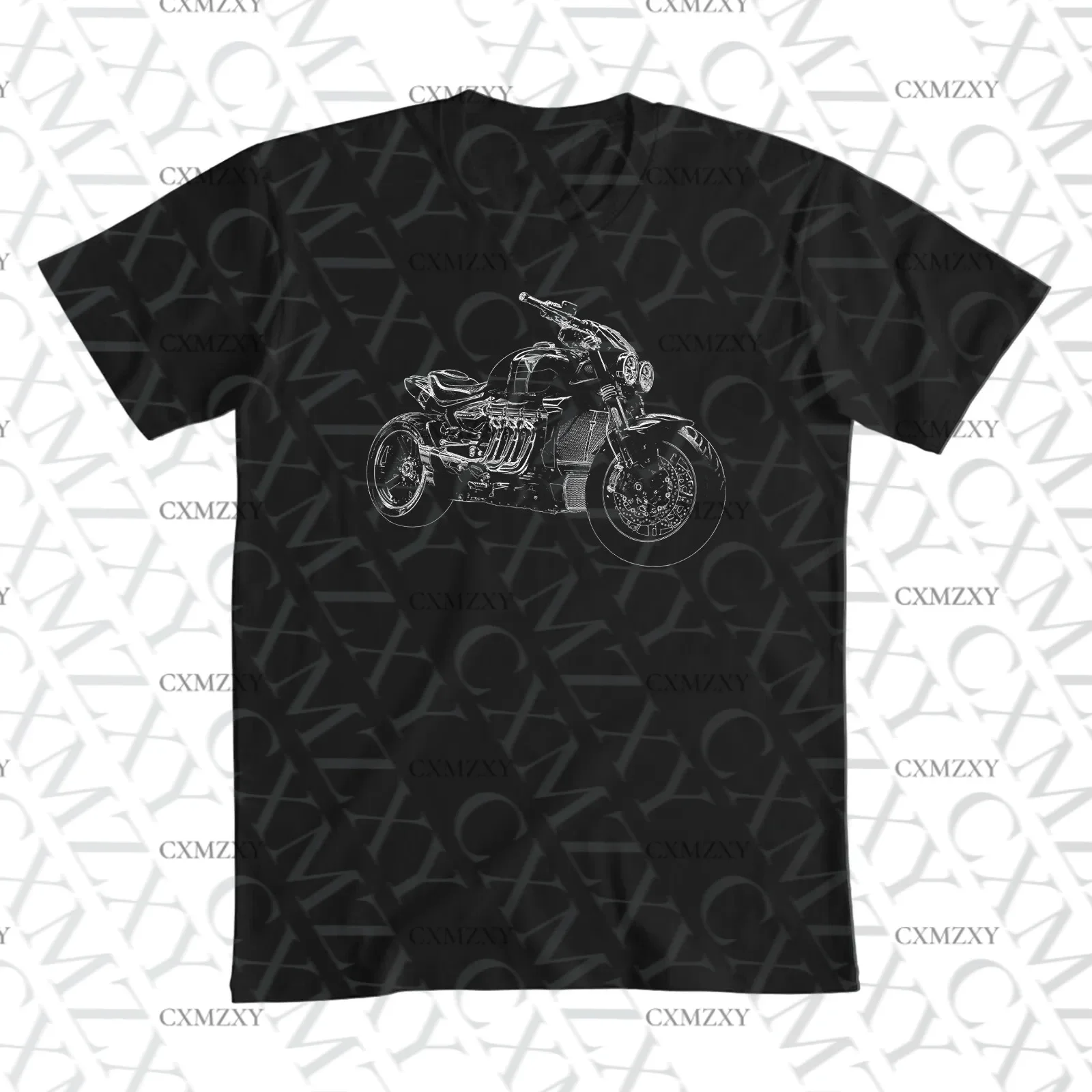 

Men T Shirt Casual Rocket 3 Portrait T-shirt Graphic Summer Short Sleeves 100% Cotton S-3XL Cool Tee