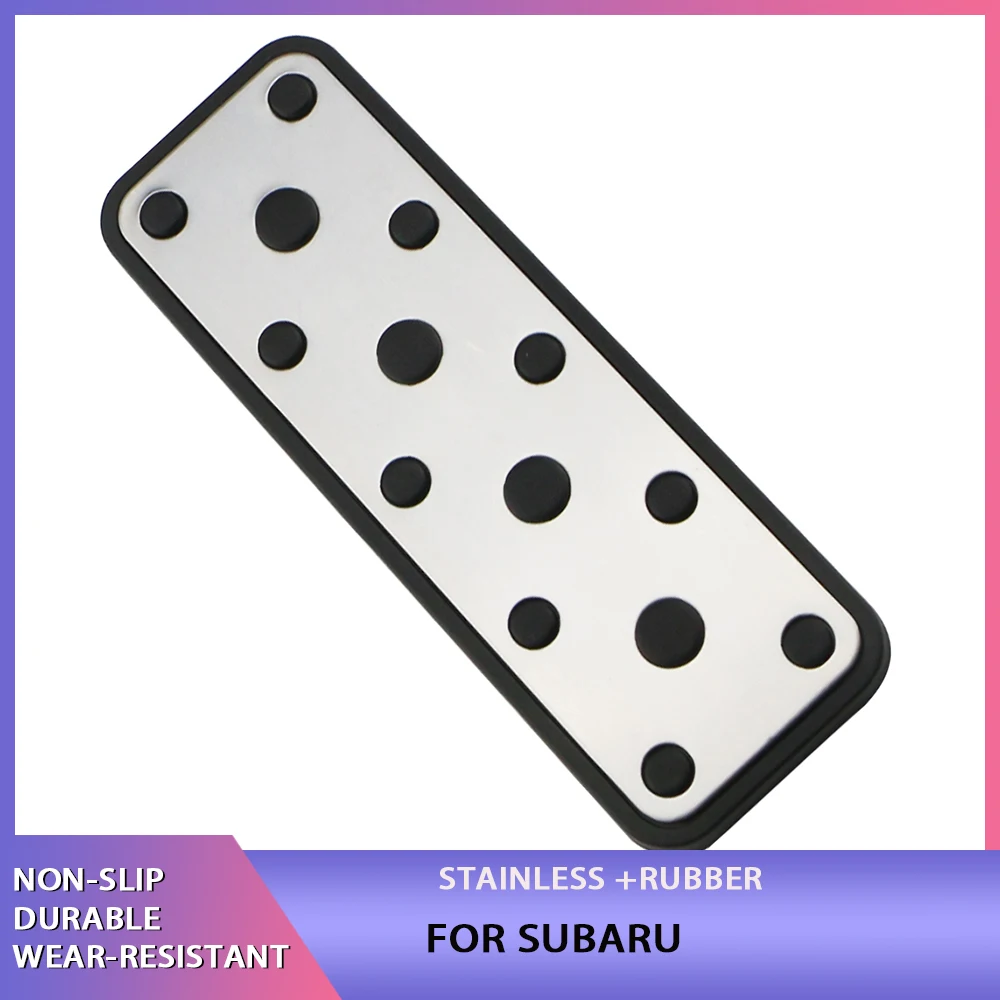 Car Dead Pedal Foot Rest Pedal Cover for Subaru Forester SJ SH SG XV Impreza Legacy VI Outback BL BP BS Accessories
