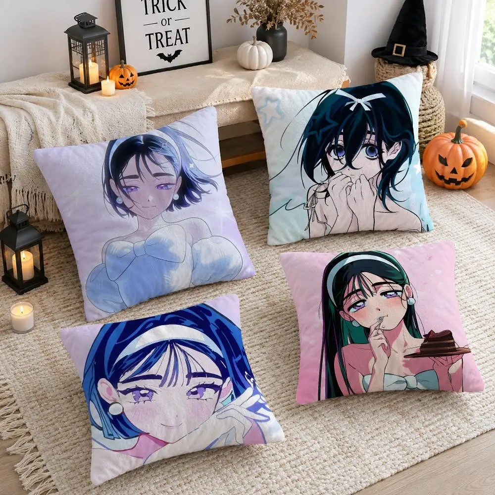 A-Alien Stage Sua Cushion Cover Plush Decorative Pillow Case With Hidden Zipper Cutecore Room Decor For Home