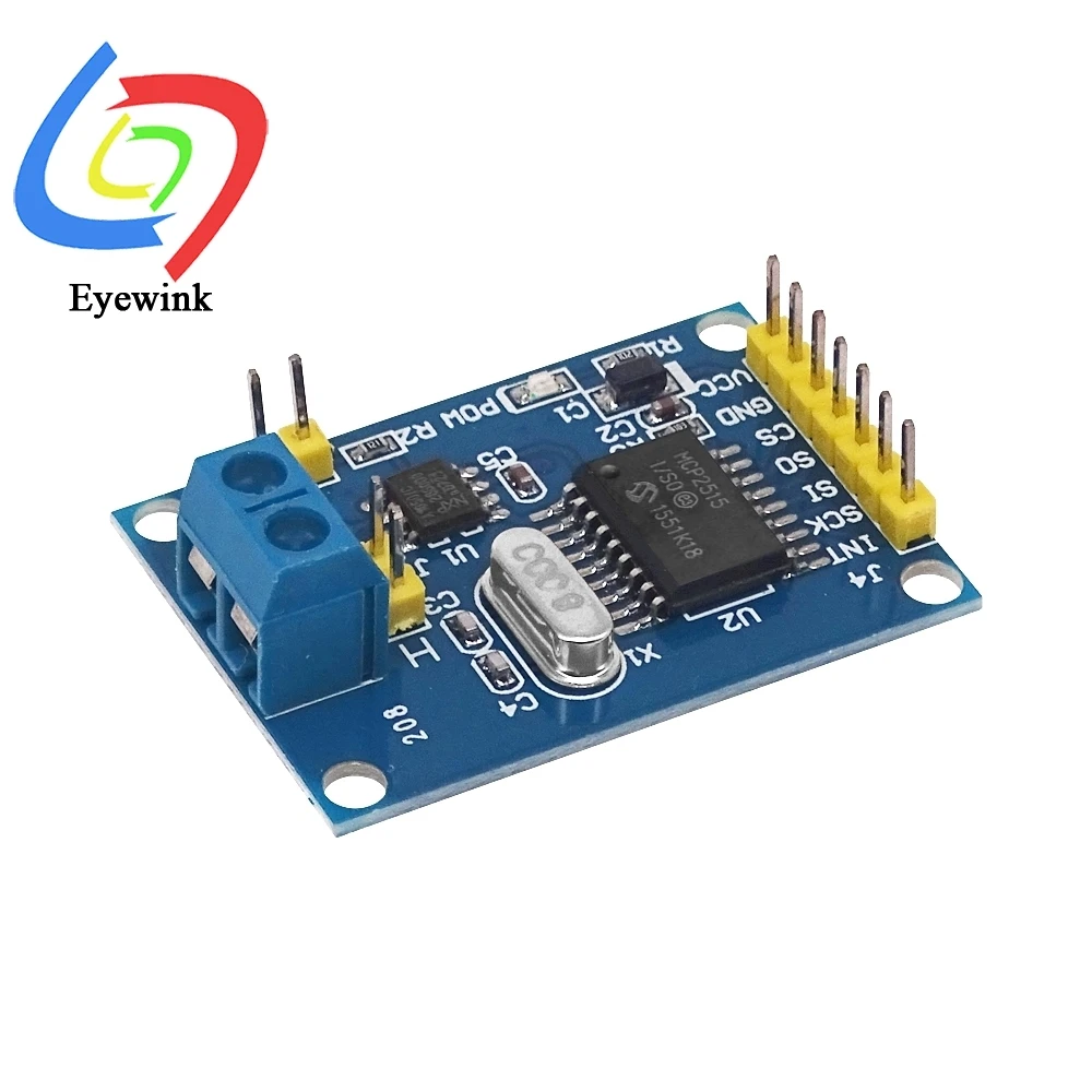 MCP2515 CAN Bus Module TJA1050 Receiver SPI For 51 For arduino Diy Kit MCU ARM controller
