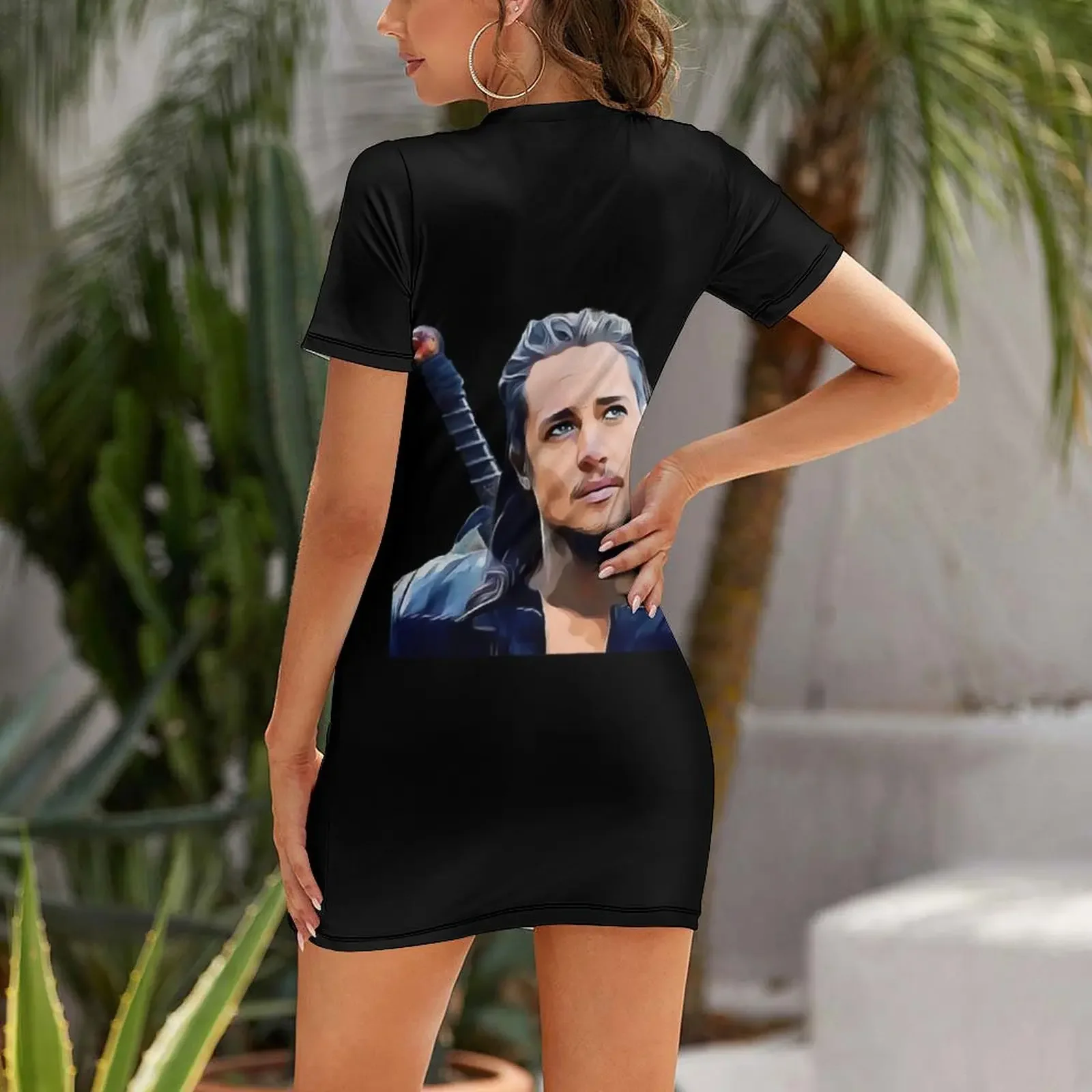 Wonderful Memory Uhtred Of Bebbanburg Graphic For Fan Short-Sleeved Dress Woman's evening dress