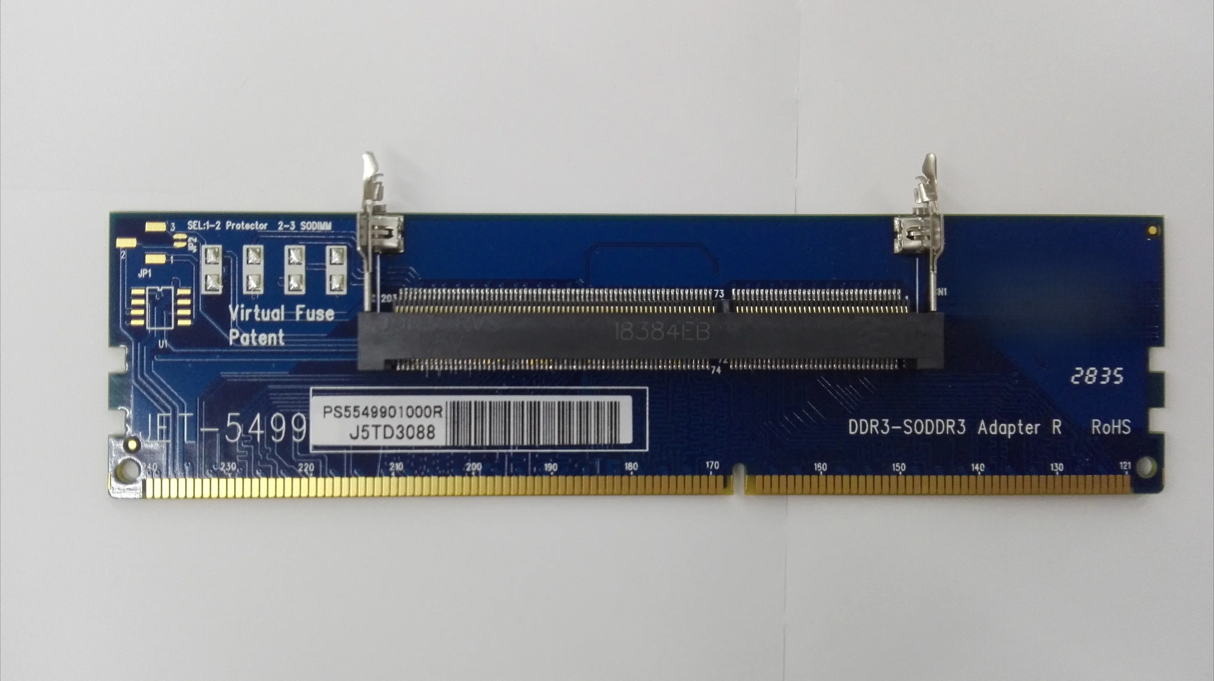 DDR3 Laptop Memory To Desktop PC Adapter Board Notebook RAM Transfer Conversion Test PCB Card