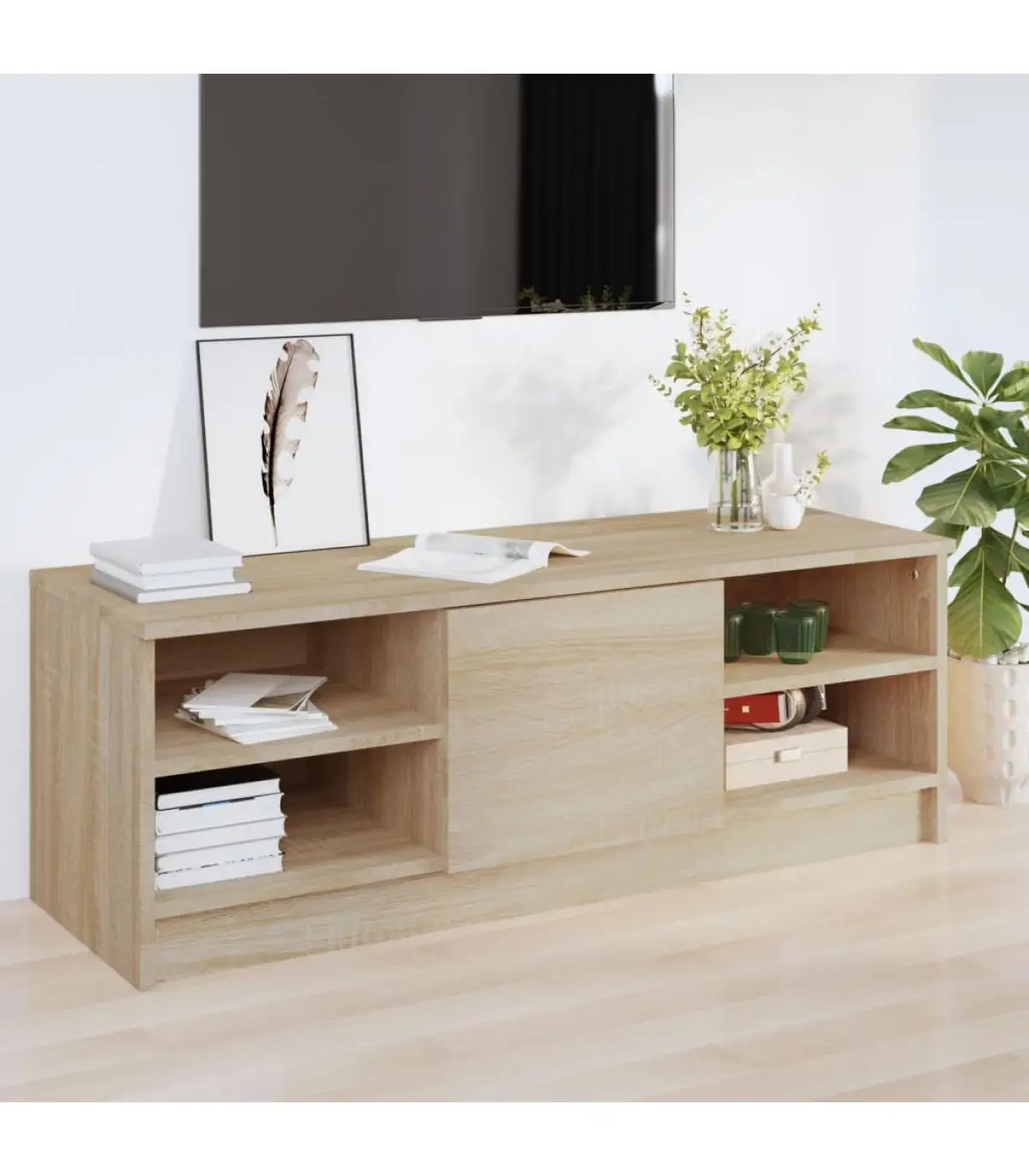 Furniture TV furniture plywood color Oak 102x35,5x36,5 cm