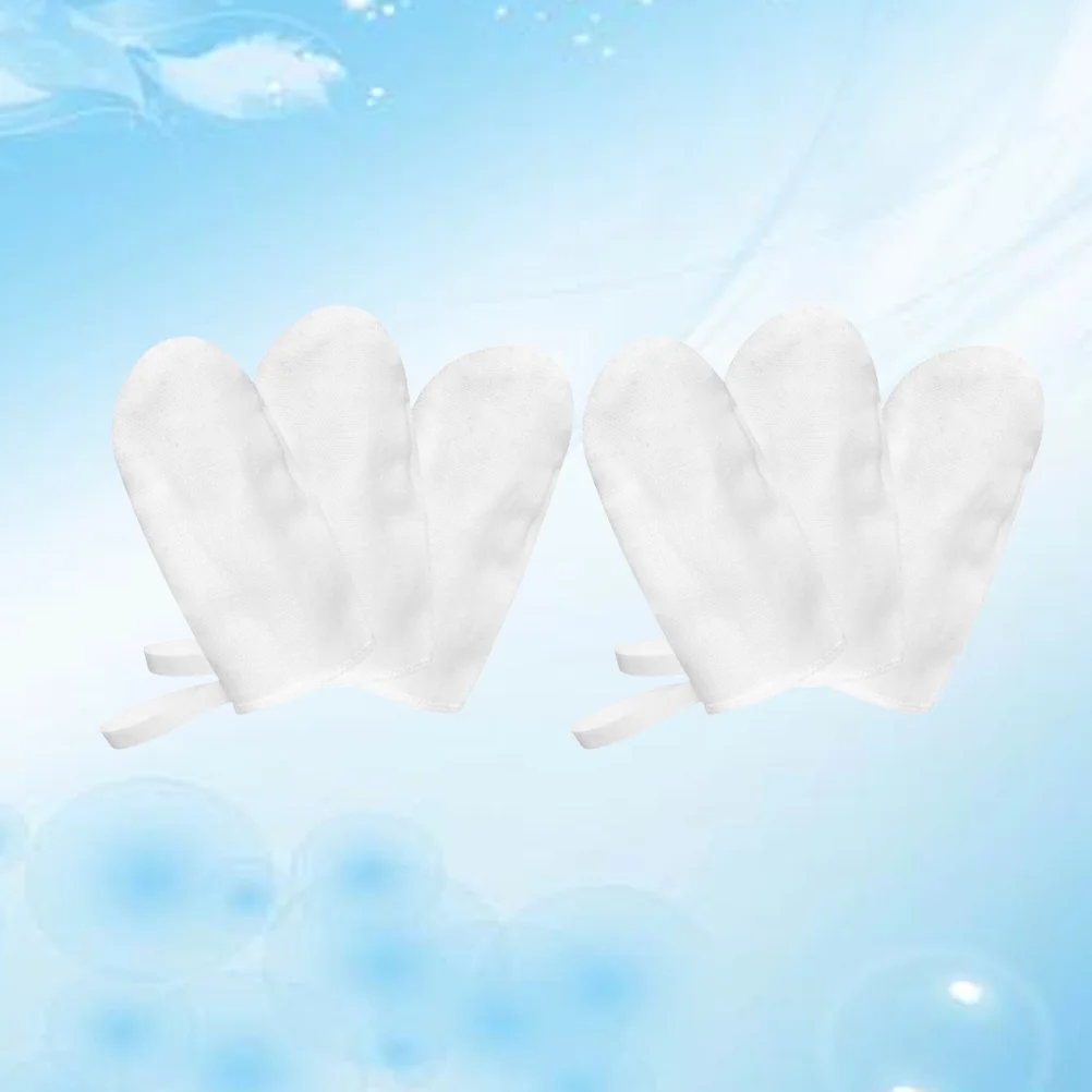 

6Pcs Baby Gauze Finger Toothbrushes Oral Gauze Baby Teeth White Gauze Toothbrushes Baby Teeth Cleaner