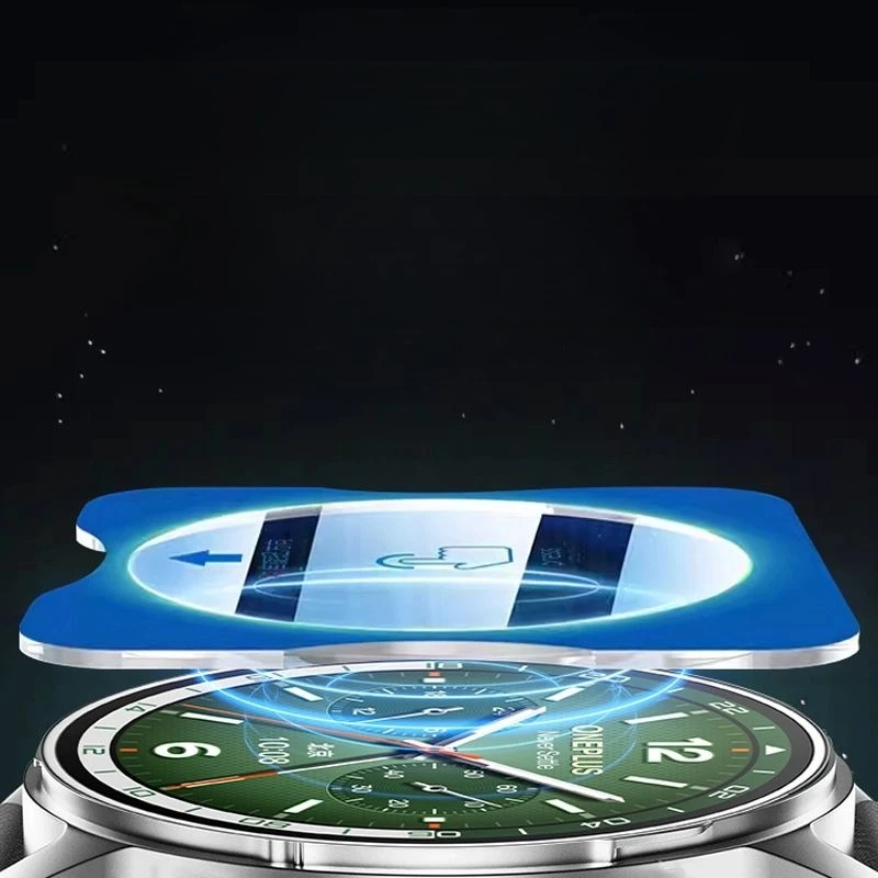 Clera Tempered Glass For Oneplus Watch 2 1+Watch2 Screen Protector Protective Glass Film With Locator Installation