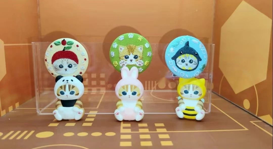 

Spot Mofusand 4 см сидящая панда кошка экшн-кукла набор животных головной убор кукла милая модель из ПВХ украшение для рабочего стола ремесла подарочные игрушки
