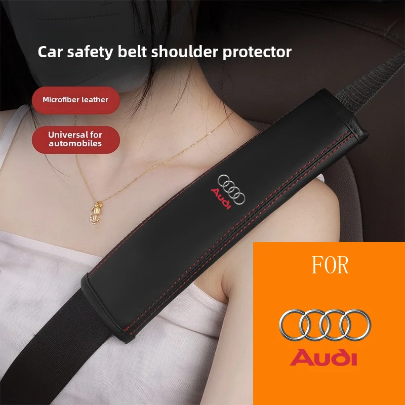 

Car Seat Belt Cover Seatbelt Shoulder Pad Cushions For Audi A4 B5 B6 B7 8P 8V 8L A5 C7 4F A8 Q2 Q7 RS3 RS4 RS5 RS6 TT 4L R8
