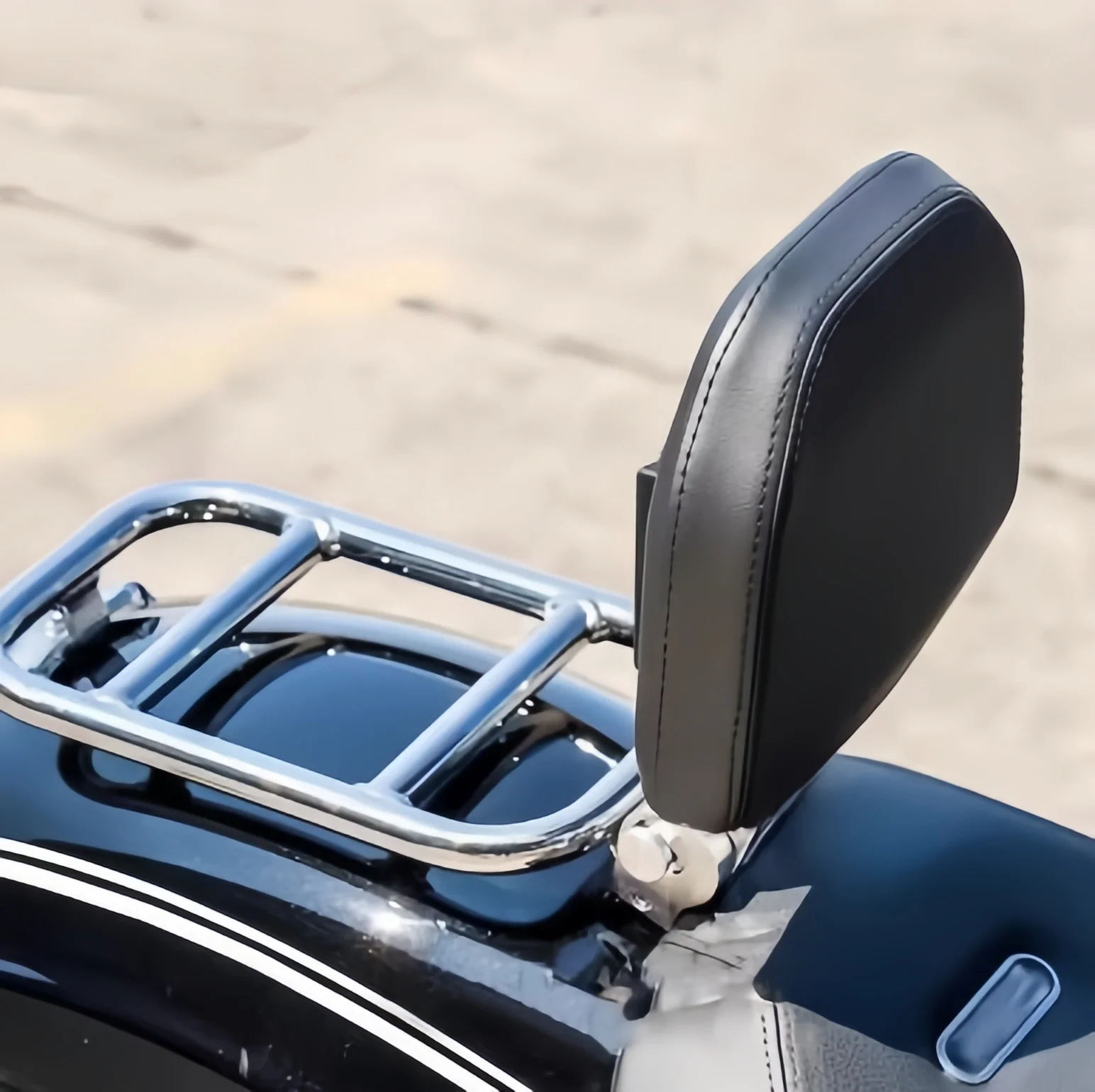 For BMW R18 R18 2020-2023 Classic Rear backrest Multifunctional Folding Backrest Driver Backrest Passenger Cushion Luggage Rack