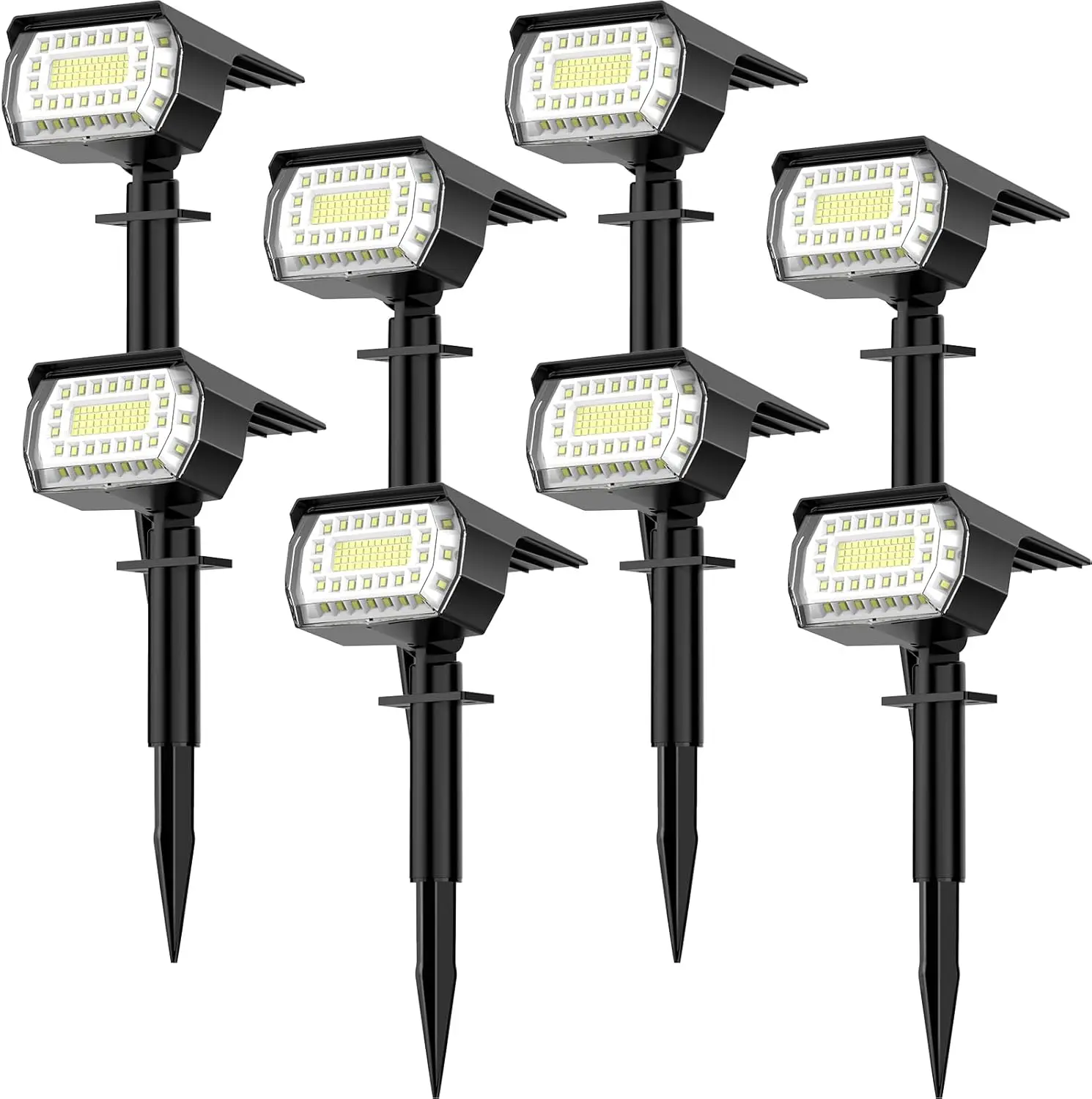 Stake Lights Stone Resin 4x4 Post Fit Motion Sensor Security Light All Weather RGB